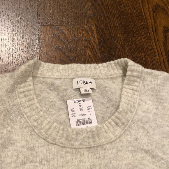JCrew Factory, NWT, SM crewneck sweater, oatmeal - Picture 2 of 6